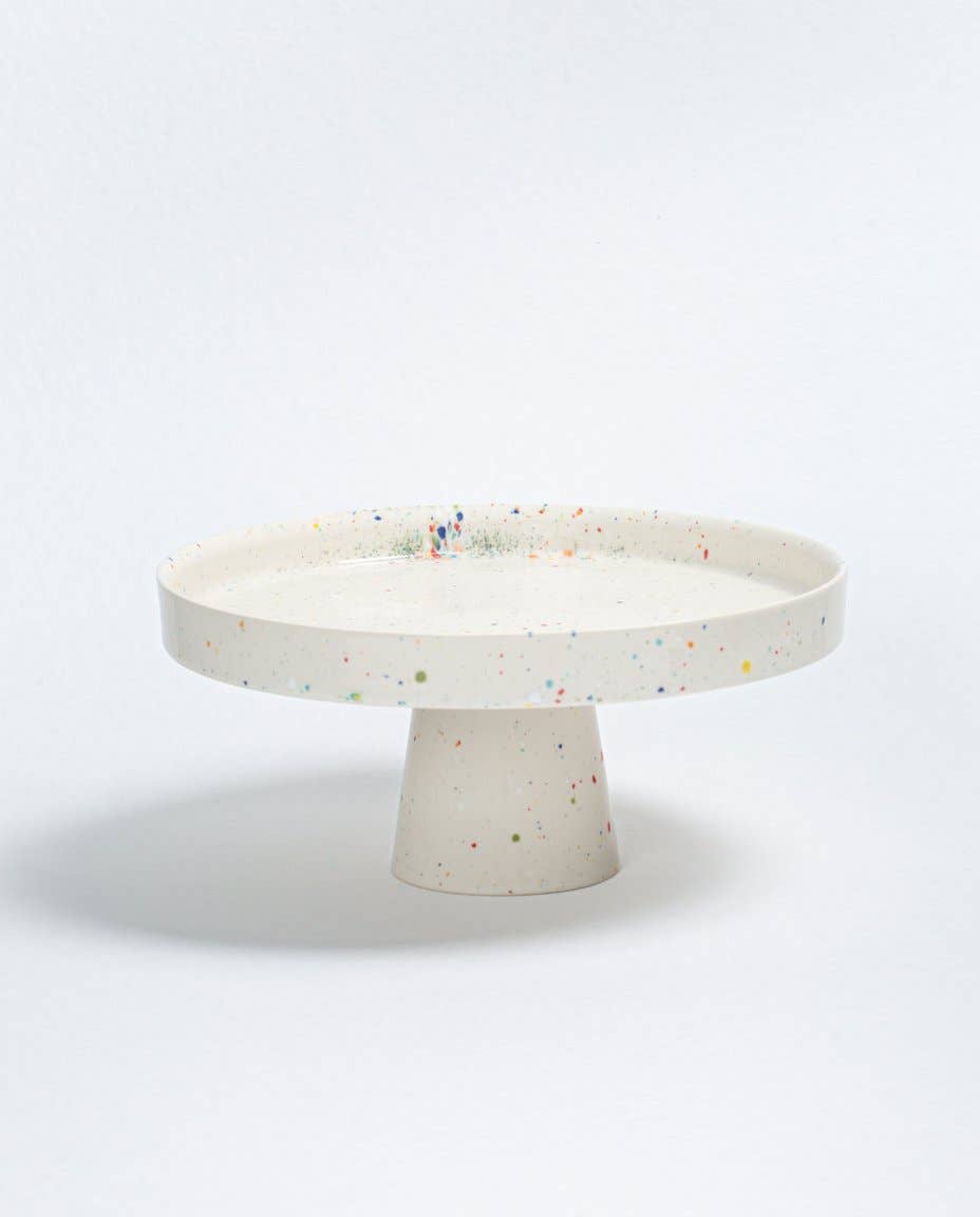 New Party Cake Stand 28cm Wit