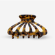 Sasstie haarclip - Princess in donkere luipaardprint