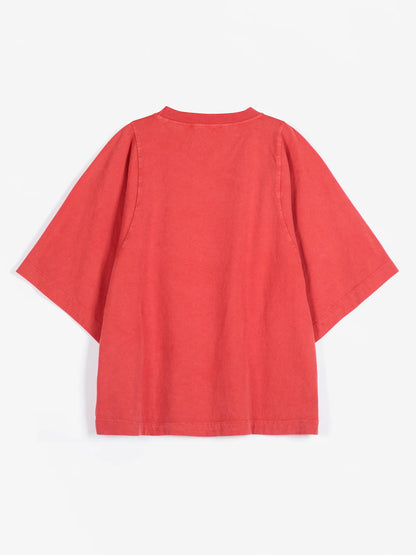 Monster Mug embroidery relaxed T‑shirt