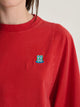 Monster Mug embroidery relaxed T‑shirt