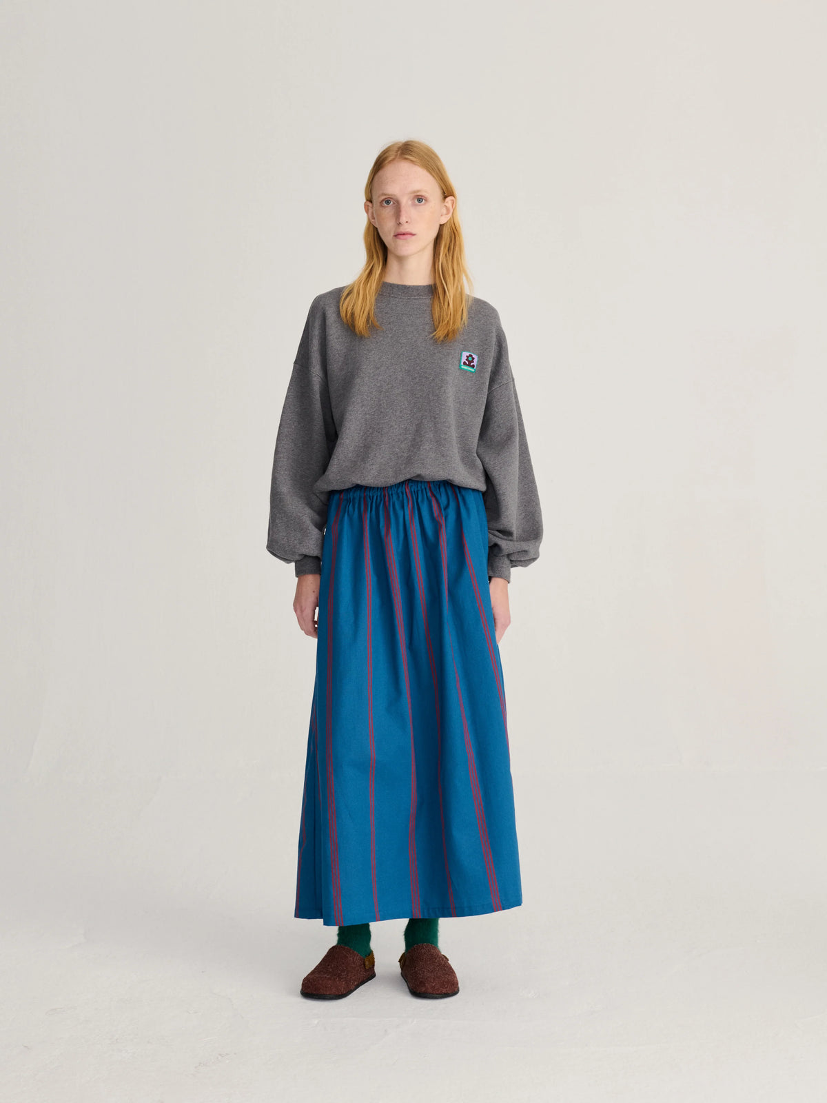 Lilac tag relaxed sweatshirt