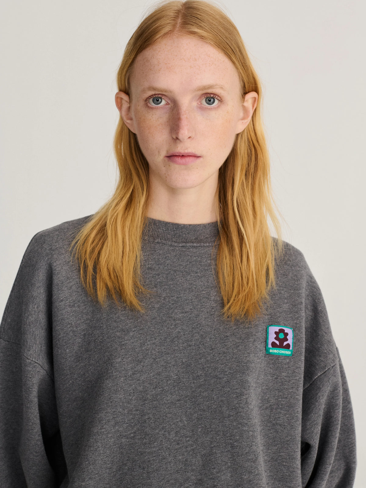 Lilac tag relaxed sweatshirt