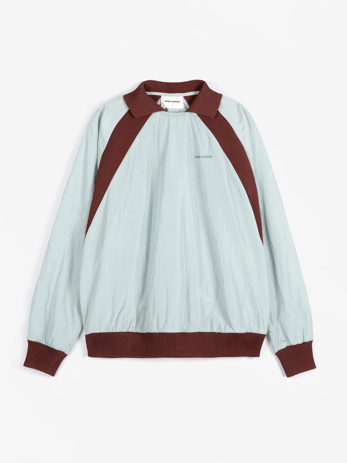 Shinny nylon sweatshirt
