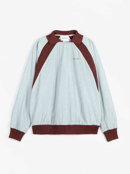 Shinny nylon sweatshirt