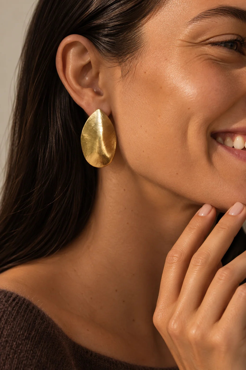Foglia EARRINGS - Gold