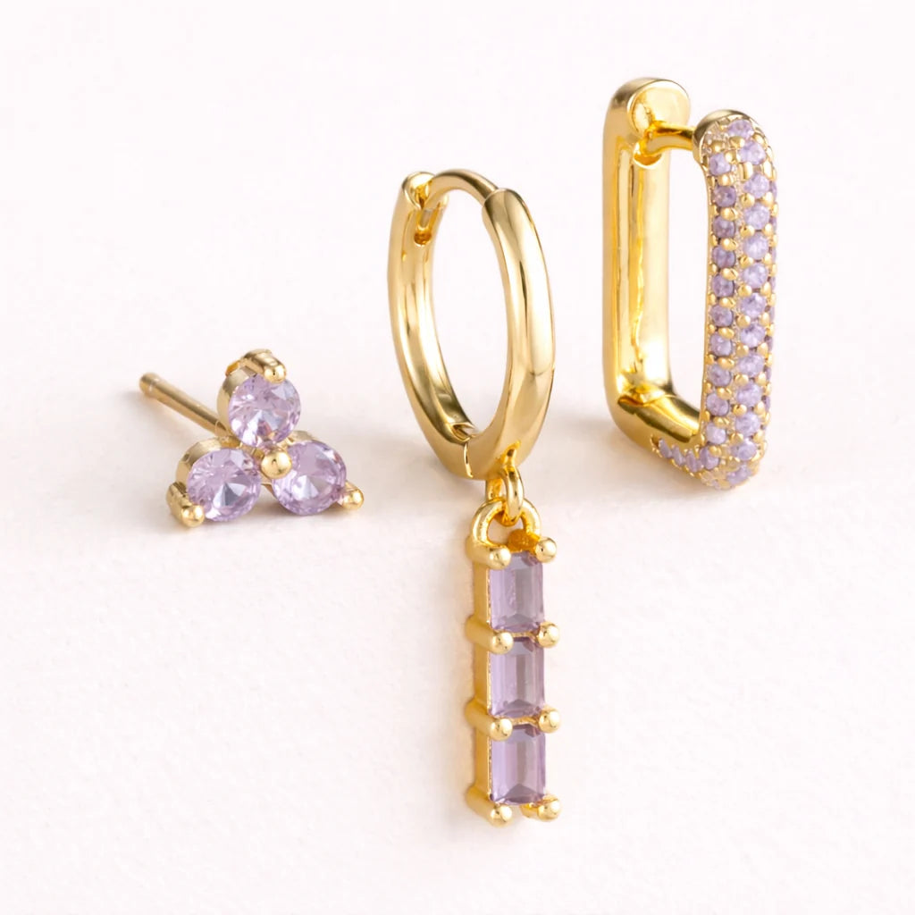 Solaire SET - Gold / Lilac