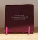 Tegeltje: "The sleep you ordered is out of stock" - Bordeaux