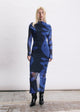 Luis I DELPHINIUM dress