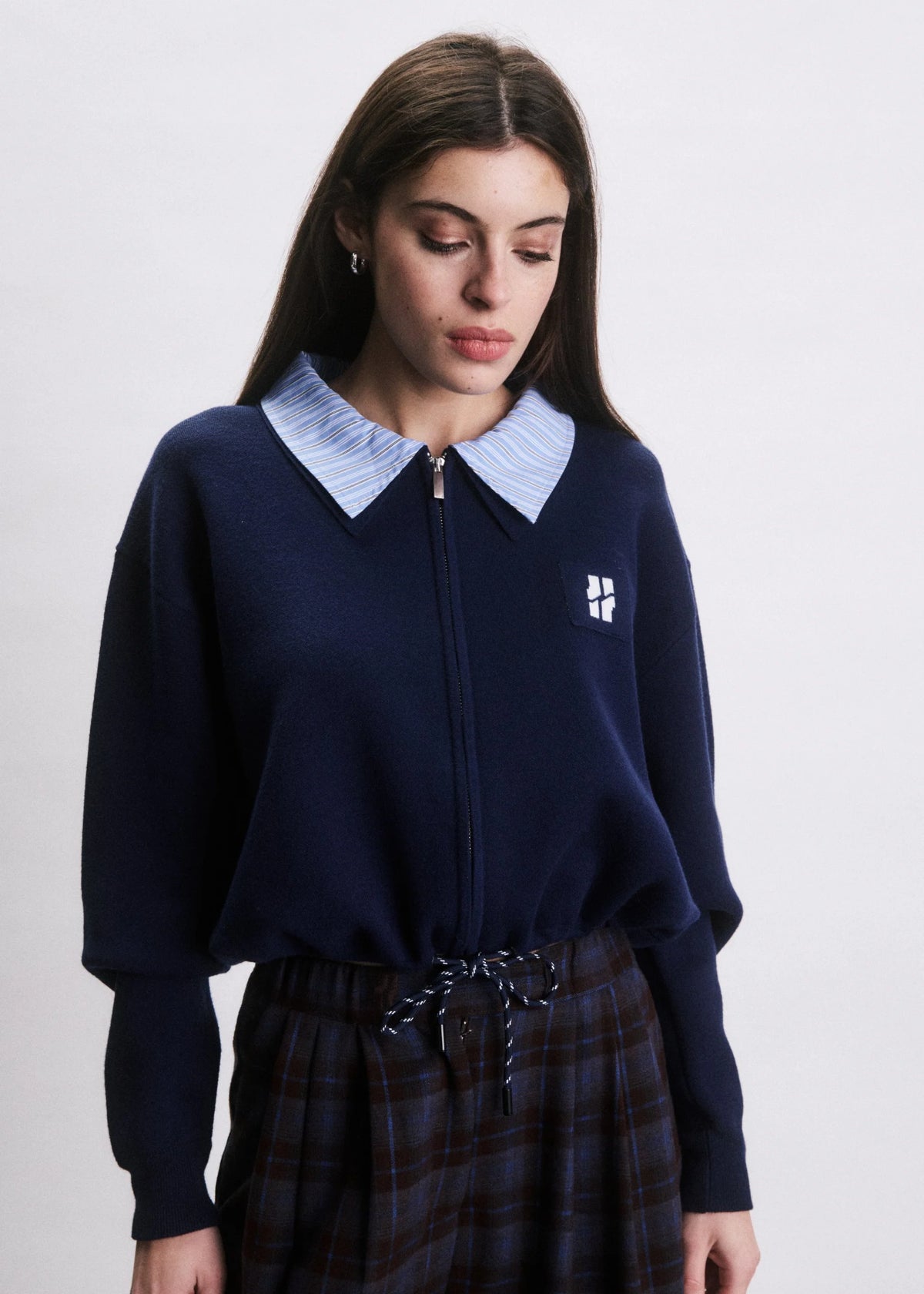Cardigan Jim I NAVY BLUE
