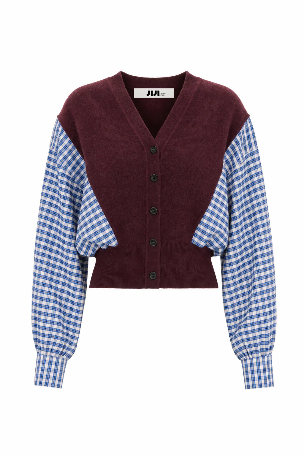 Cardigan Clark I BORDEAUX