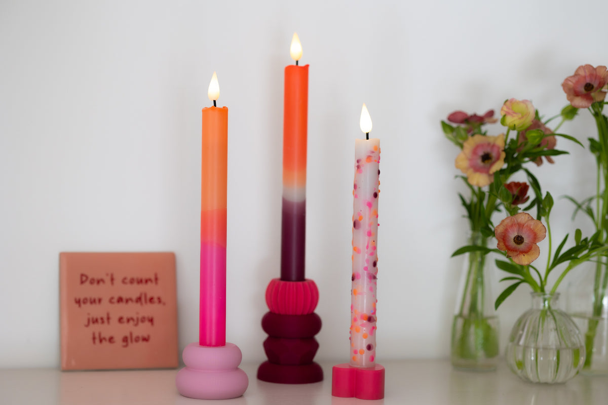 Dip Dye Led Wax Kaars