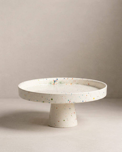 New Party Cake Stand 28cm Wit