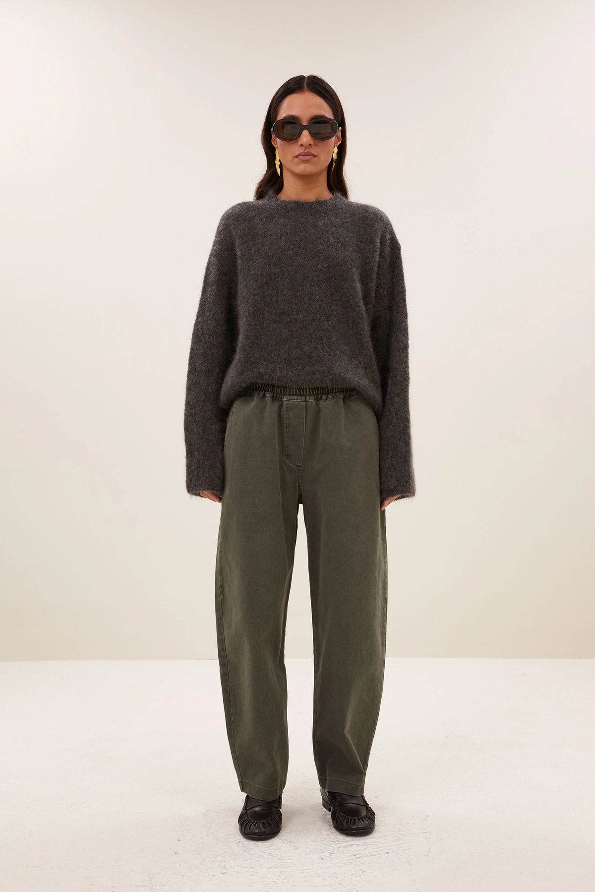 vasile pullover | moss brown