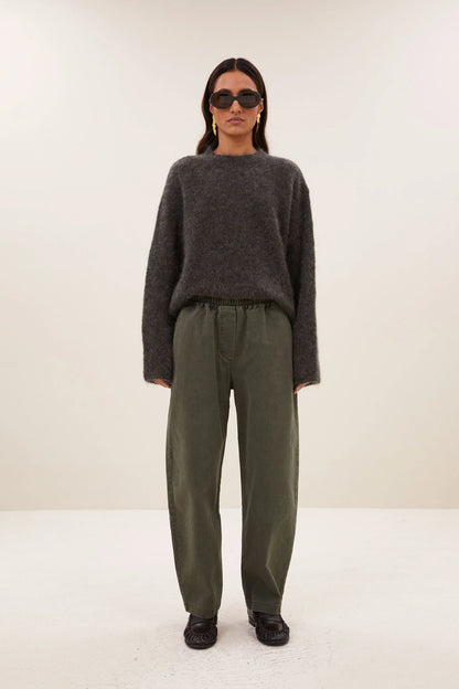 vasile pullover | moss brown