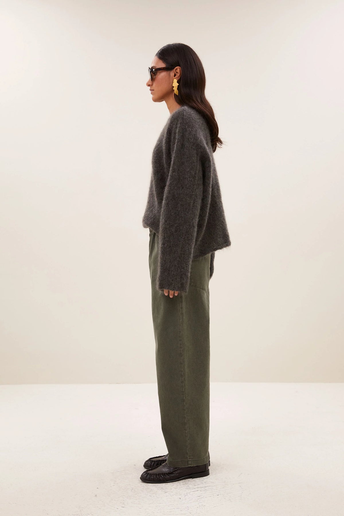 vasile pullover | moss brown