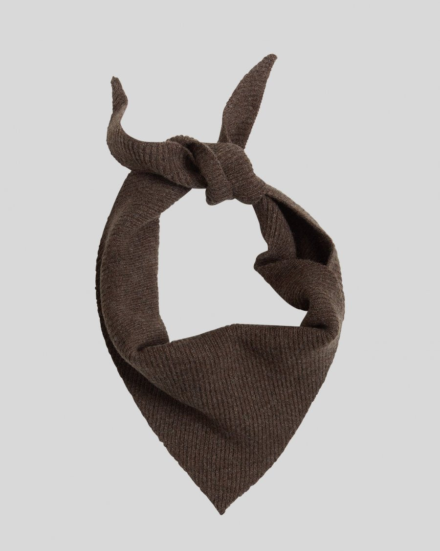Lowee Sjaal - Slate Black Mel (brown) - MSCH