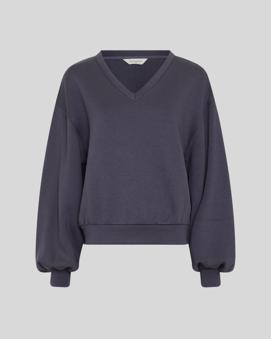 Brionna Ima Q V Sweatshirt Blauw