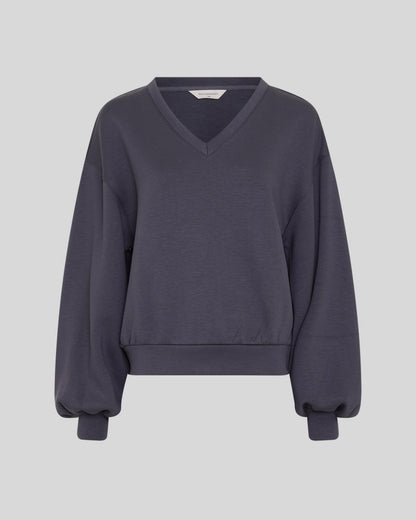 Brionna Ima Q V Sweatshirt Blauw